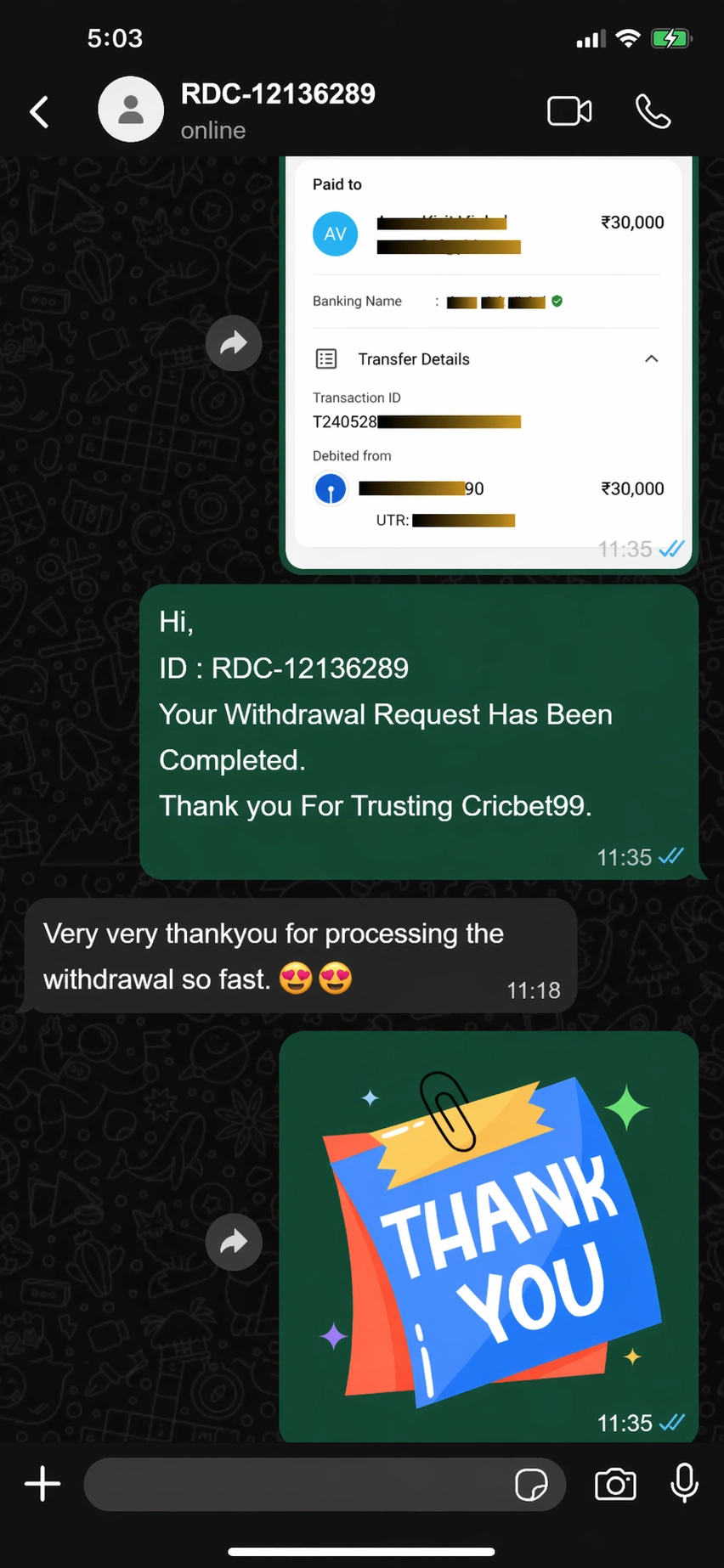 payment proof reviews