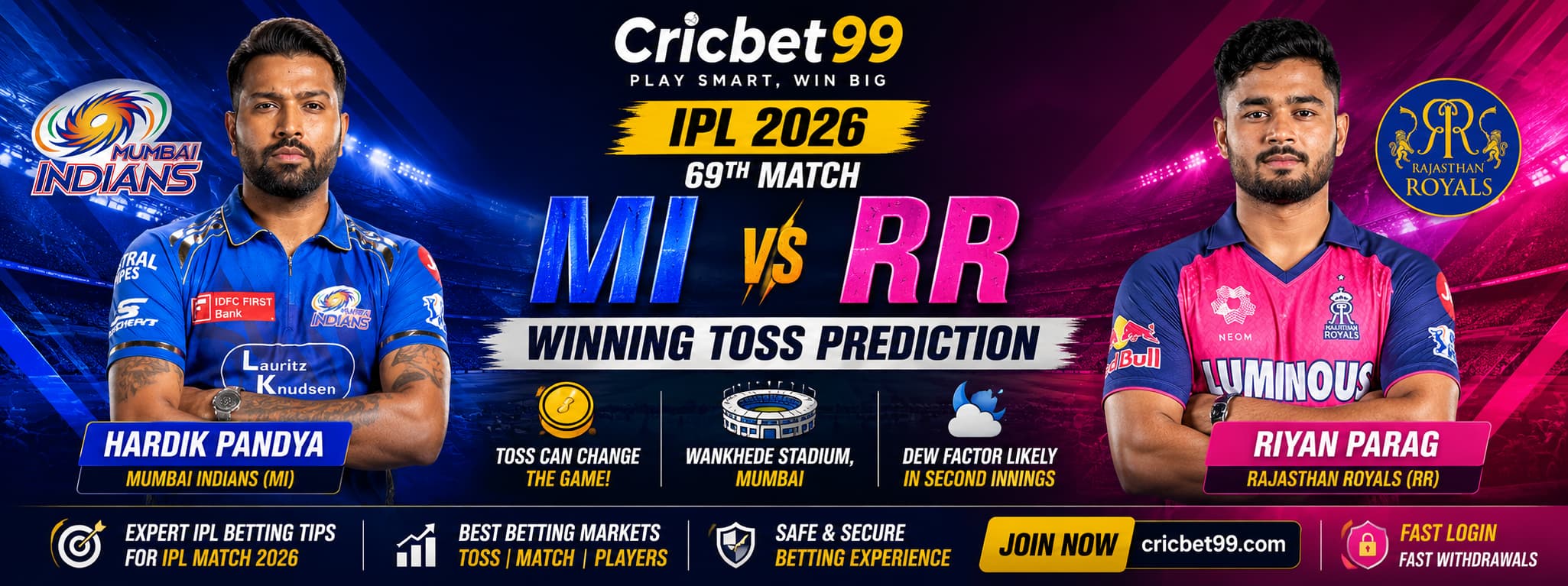 MI vs RR IPL Match