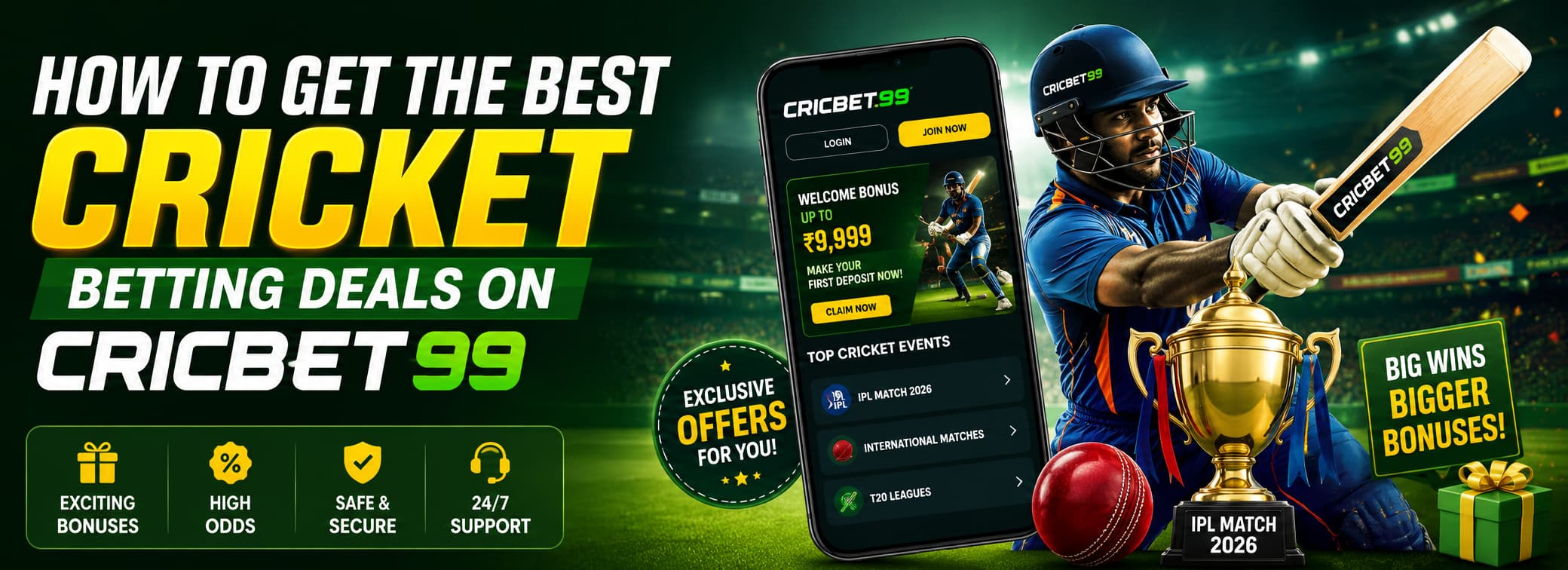 cricket betting deals