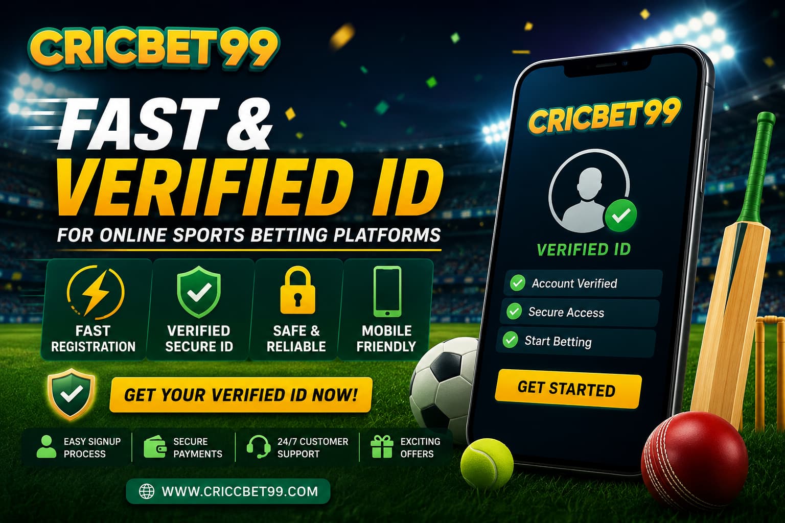 Cricbet99 verified ID registration and account access guide for online sports platforms in 2026.