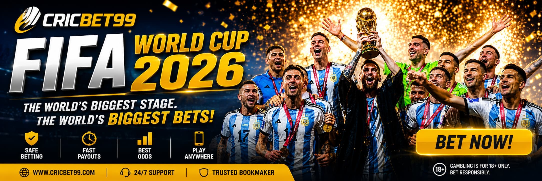 Homepage football banner