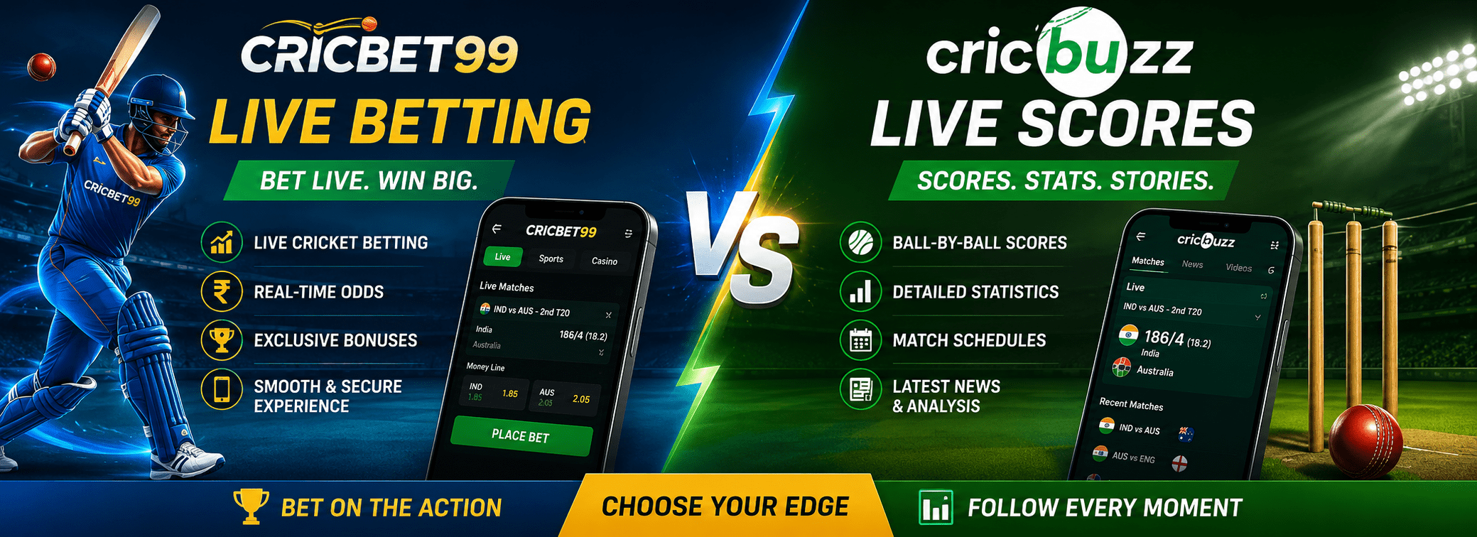 cricbet99 vs cricbuzz