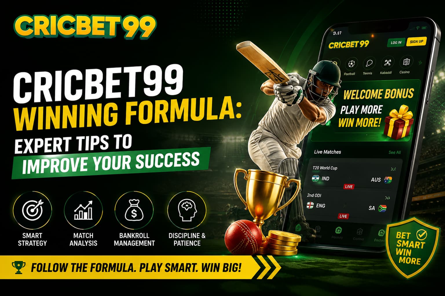 Cricbet99 Winning Formula expert tips and smart cricket betting strategies