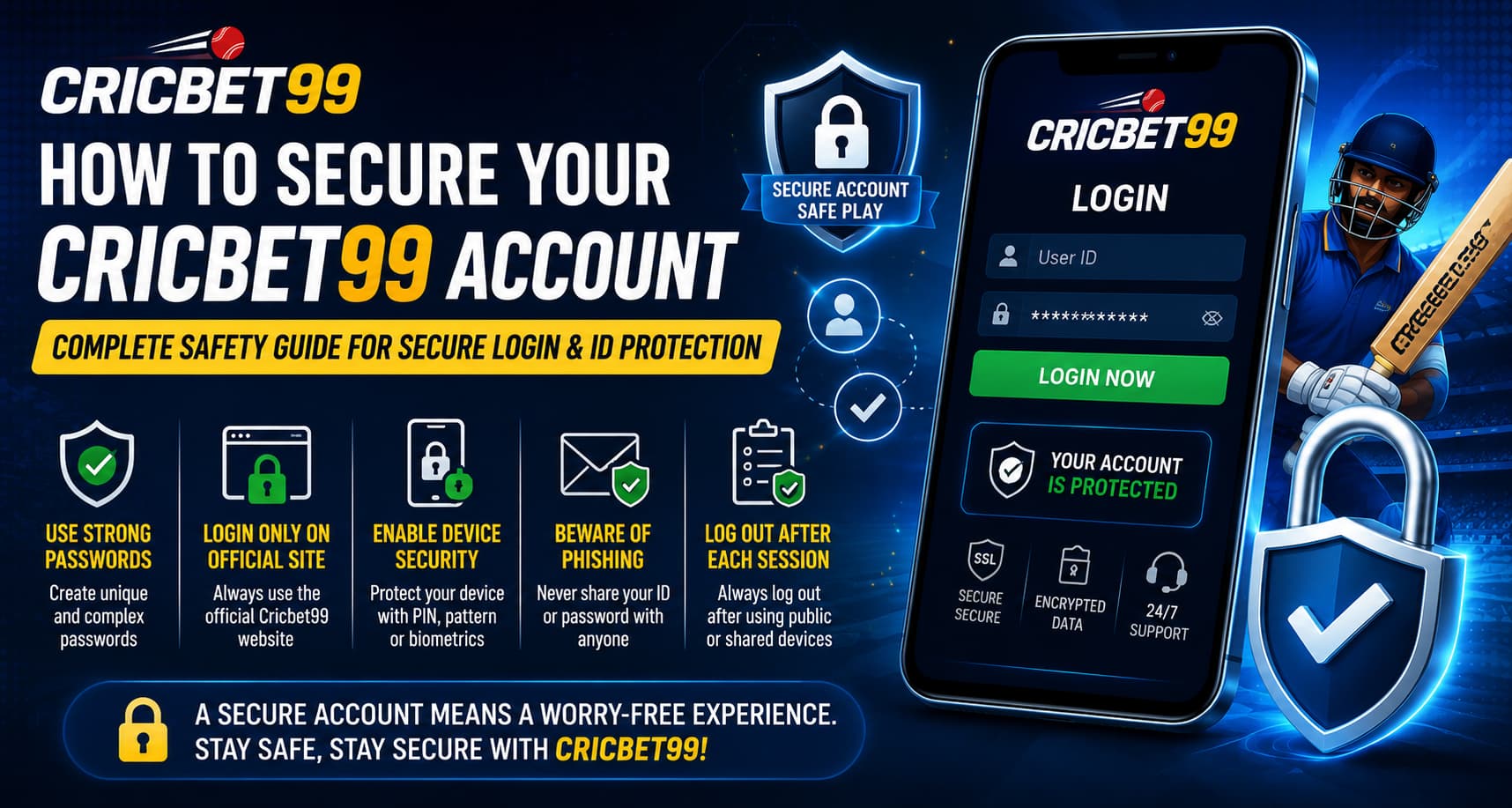 Cricbet99 Secure Account