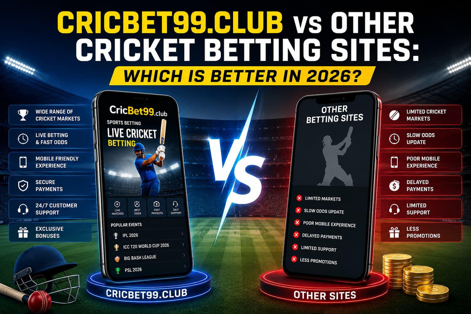 Cricket betting sites Cricbet99