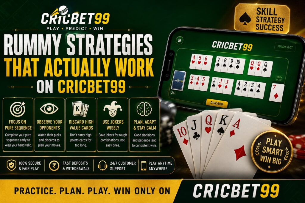 Cricbte99 Rummy Strategies