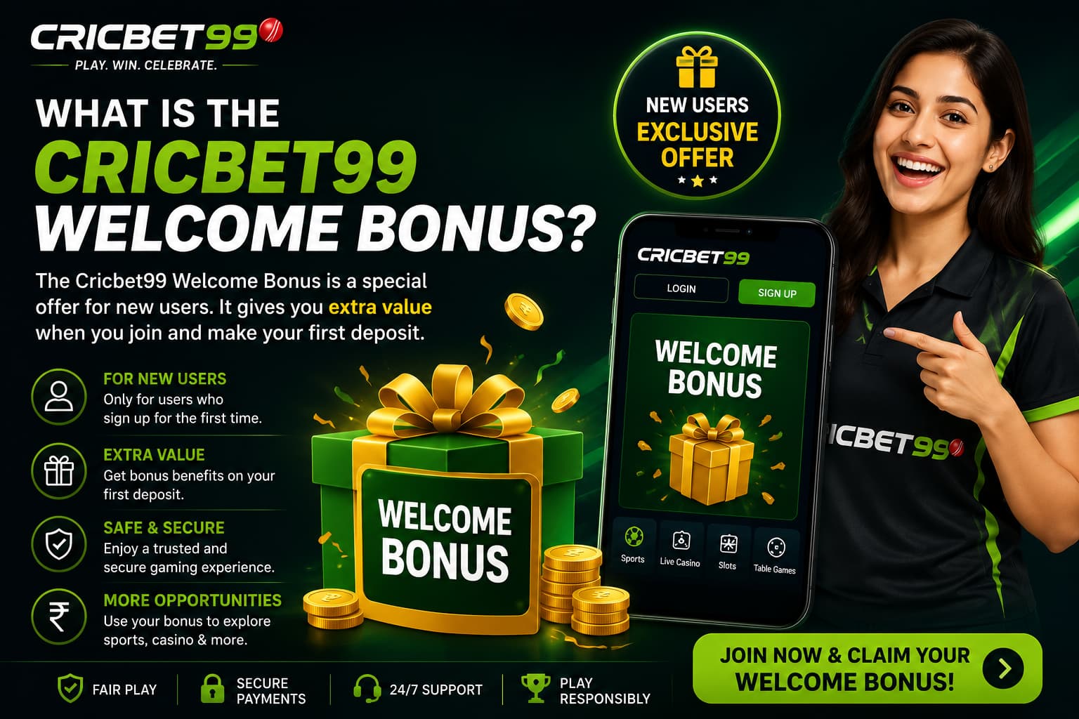 Cricbet99 welcome bonus