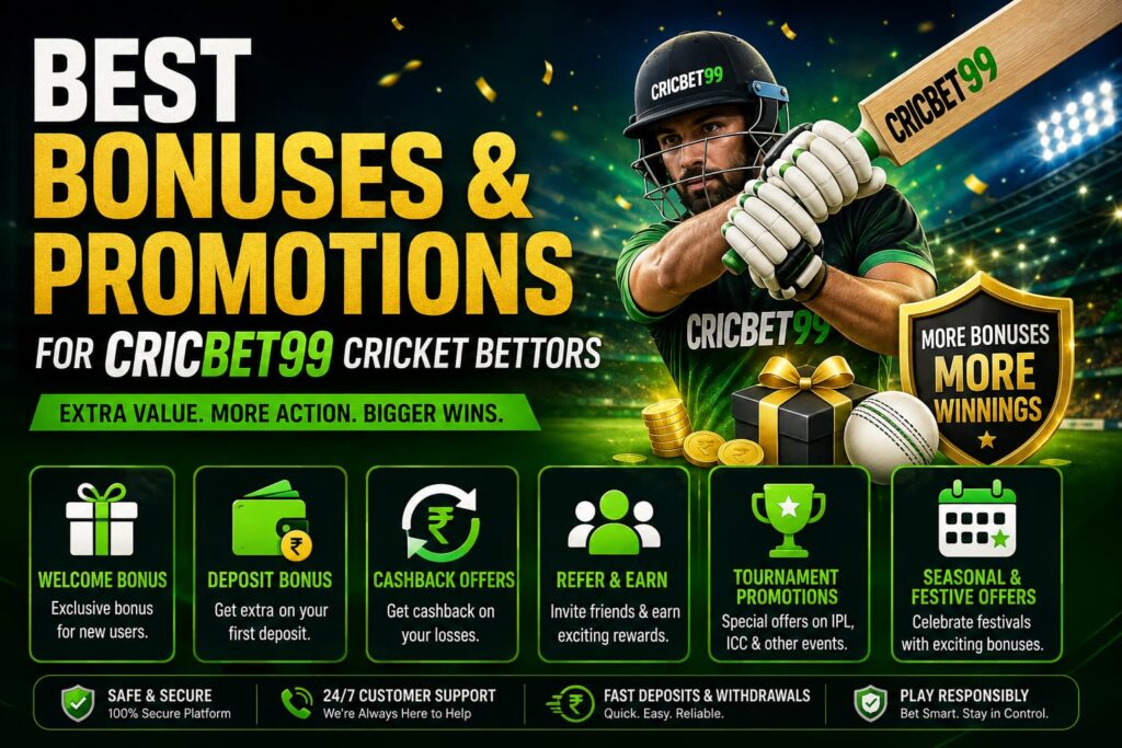 Cricbet99 Bonus and Promotions