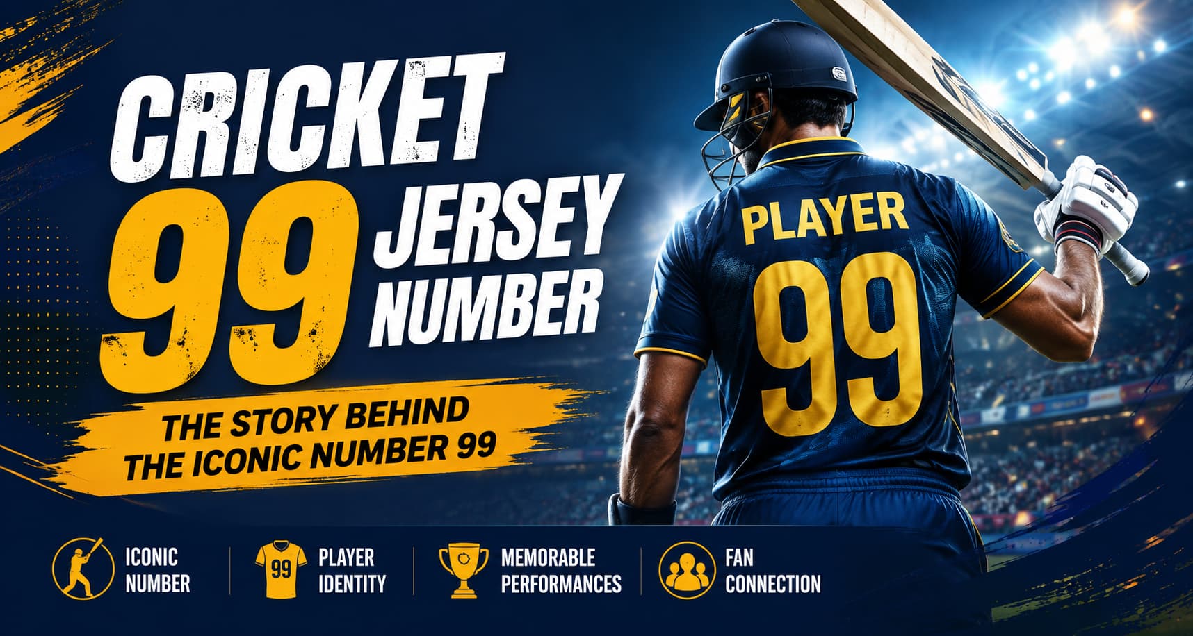 Cricket Jersey Number 99