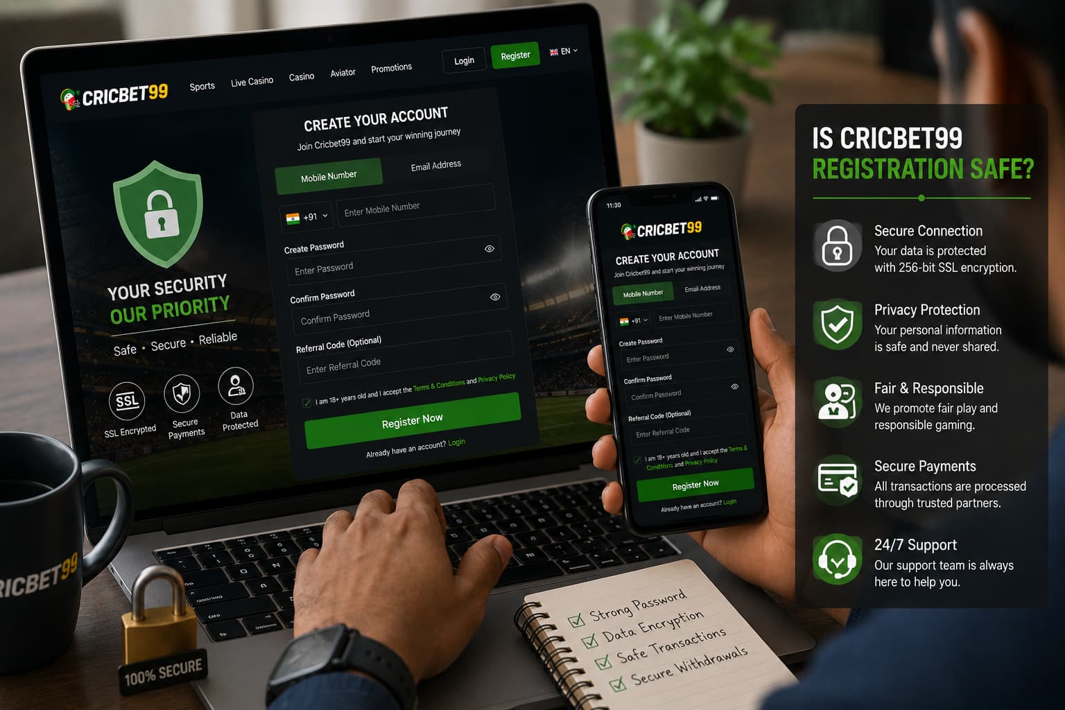 Is Cricbet99 Registration Safe