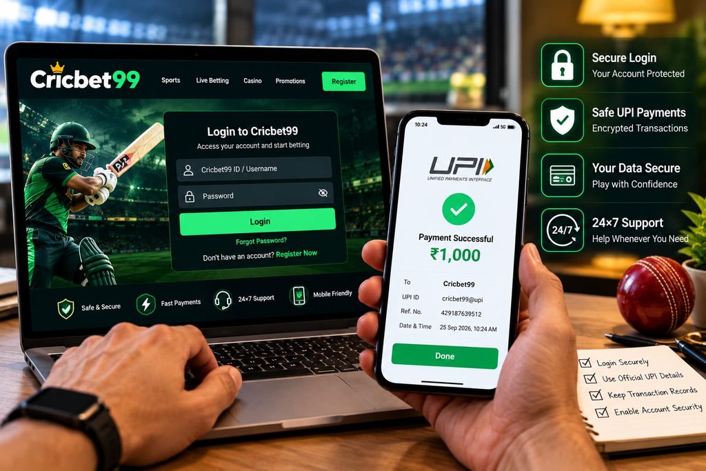 Cricbet99 Login Payment Security