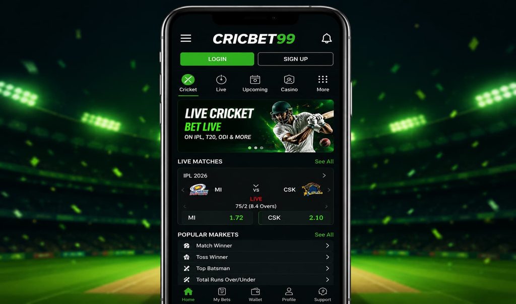 cricket betting mobile app