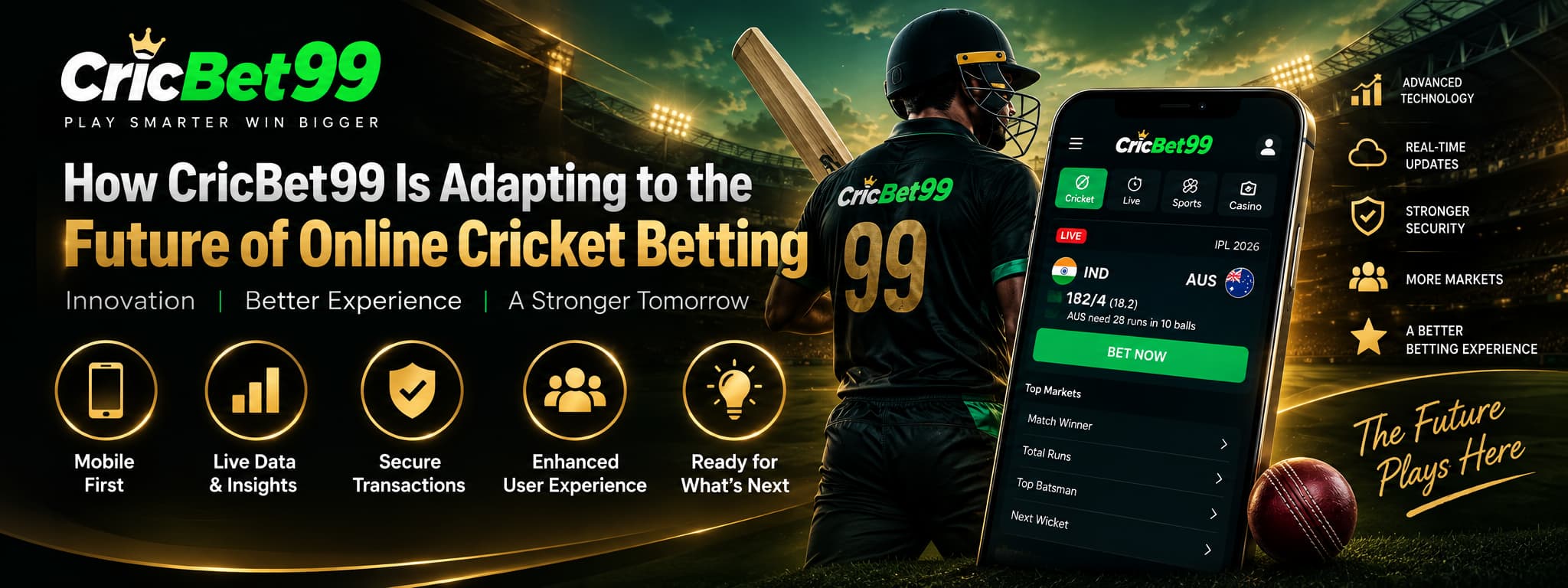 How CricBet99 Is Adapting to the Future of Online Cricket Betting