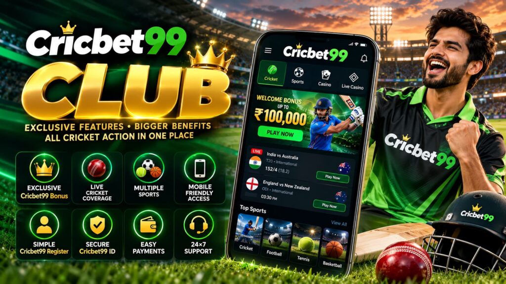 Cricbet99 Club Cricket Betting Banner