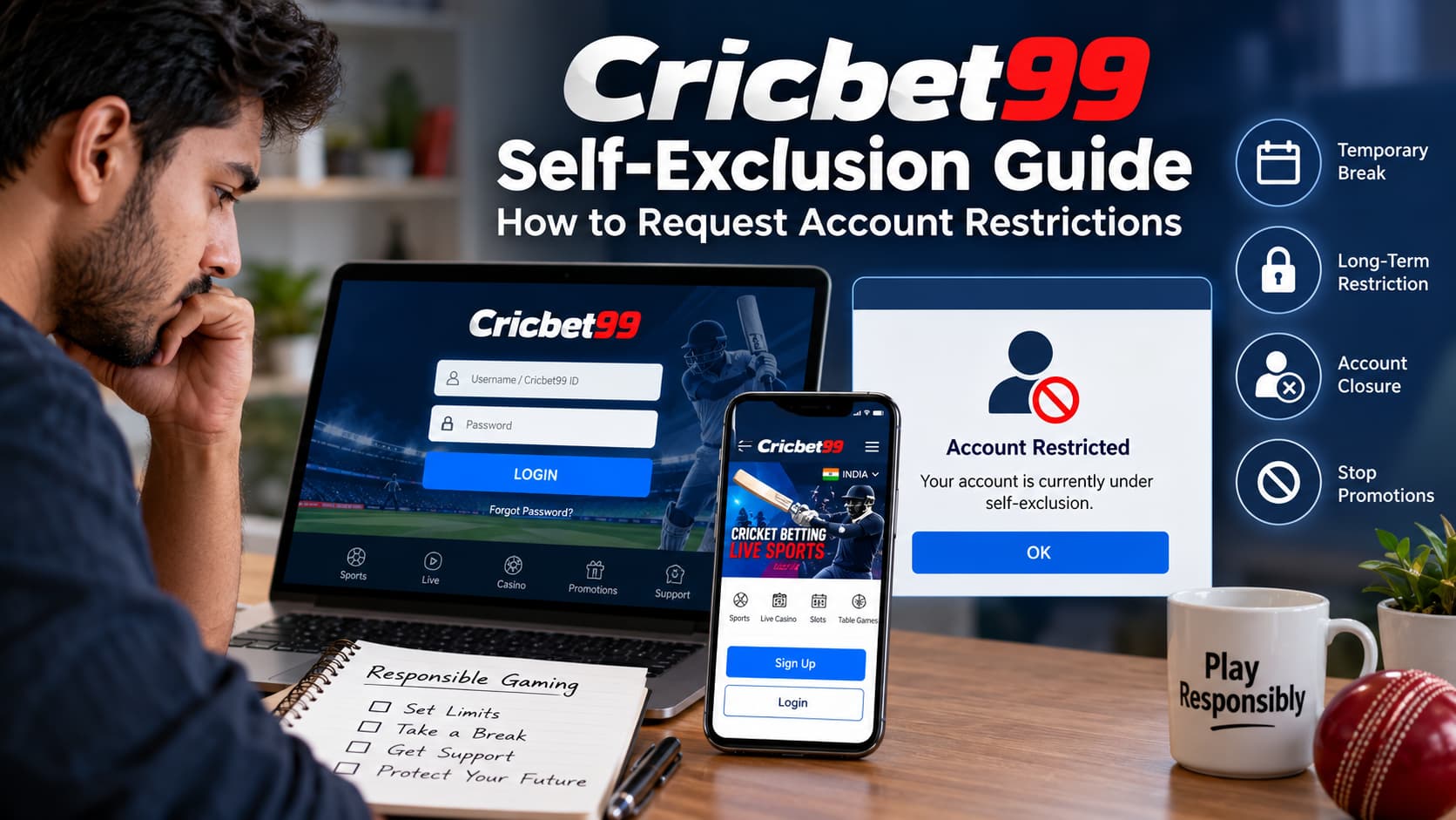 Cricbet99 Self-Exclusion Guide